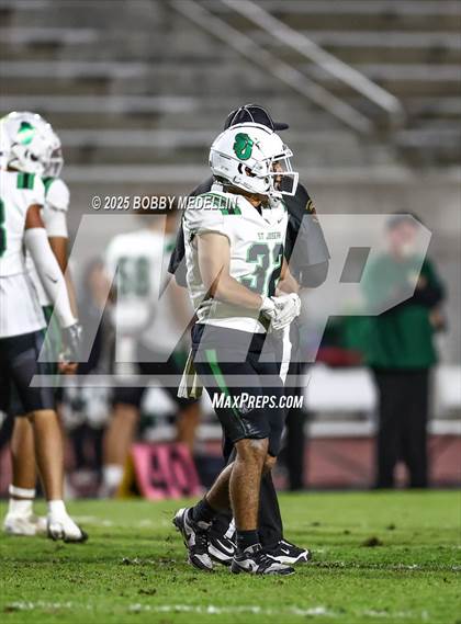 Thumbnail 3 in St. Joseph @ Clovis West CIF Central section Division 1-AA Quarterfinals photogallery.