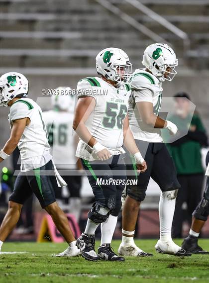Thumbnail 1 in St. Joseph @ Clovis West CIF Central section Division 1-AA Quarterfinals photogallery.