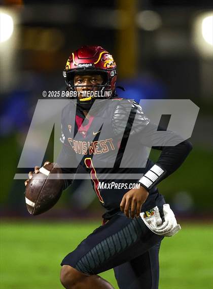 Thumbnail 1 in St. Joseph @ Clovis West CIF Central section Division 1-AA Quarterfinals photogallery.
