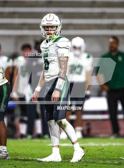 Thumbnail 3 in St. Joseph @ Clovis West CIF Central section Division 1-AA Quarterfinals photogallery.