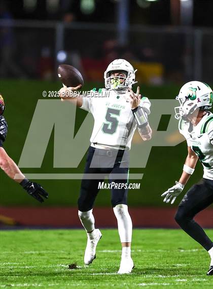 Thumbnail 3 in St. Joseph @ Clovis West CIF Central section Division 1-AA Quarterfinals photogallery.