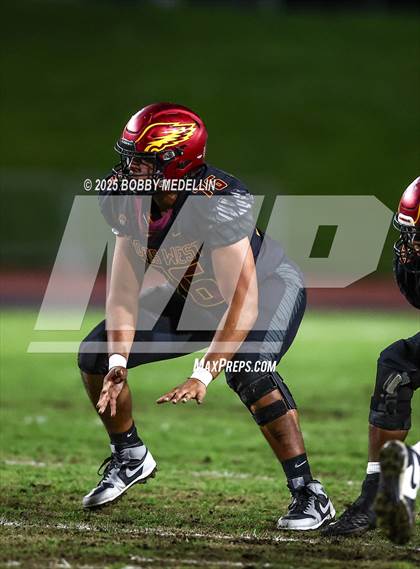 Thumbnail 2 in St. Joseph @ Clovis West CIF Central section Division 1-AA Quarterfinals photogallery.