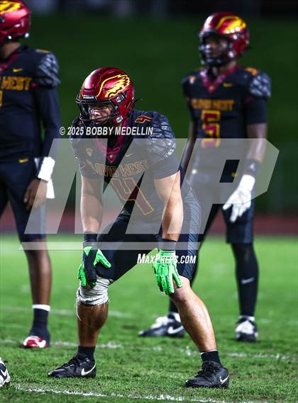 Thumbnail 3 in St. Joseph @ Clovis West CIF Central section Division 1-AA Quarterfinals photogallery.