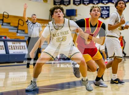 Thumbnail 1 in Oak Park vs Paraclete (Santa Barbara Holiday Classic) photogallery.