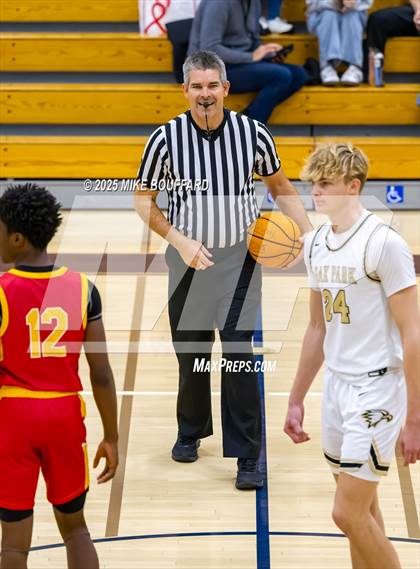 Thumbnail 3 in Oak Park vs Paraclete (Santa Barbara Holiday Classic) photogallery.