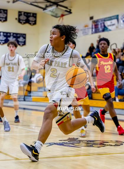 Thumbnail 1 in Oak Park vs Paraclete (Santa Barbara Holiday Classic) photogallery.