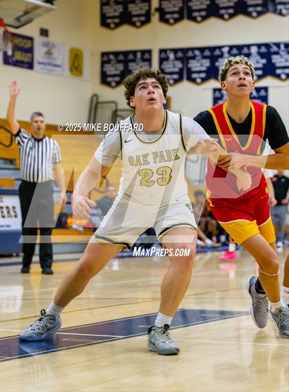 Thumbnail 2 in Oak Park vs Paraclete (Santa Barbara Holiday Classic) photogallery.