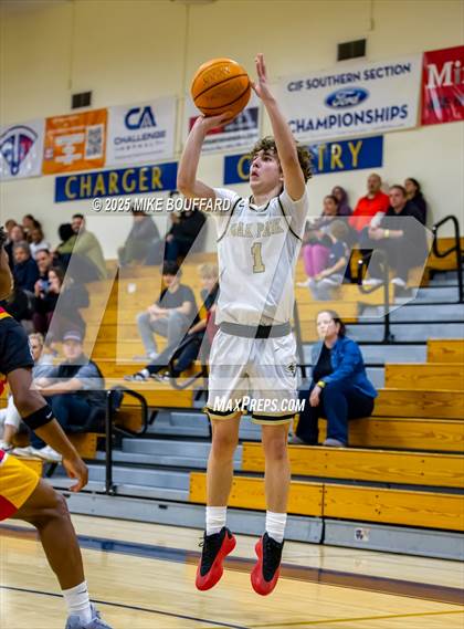 Thumbnail 1 in Oak Park vs Paraclete (Santa Barbara Holiday Classic) photogallery.