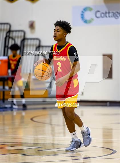 Thumbnail 2 in Oak Park vs Paraclete (Santa Barbara Holiday Classic) photogallery.