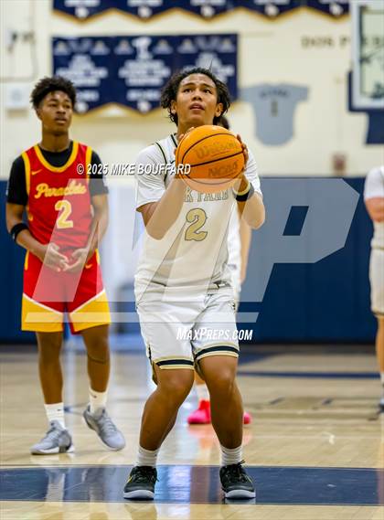 Thumbnail 1 in Oak Park vs Paraclete (Santa Barbara Holiday Classic) photogallery.