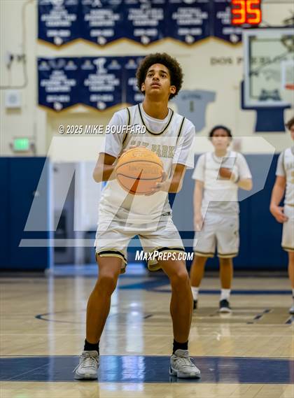 Thumbnail 1 in Oak Park vs Paraclete (Santa Barbara Holiday Classic) photogallery.