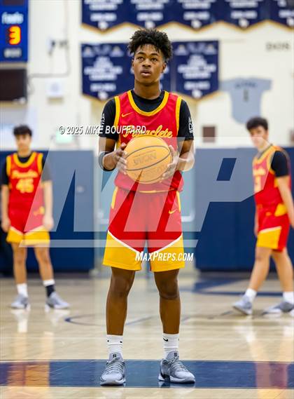 Thumbnail 3 in Oak Park vs Paraclete (Santa Barbara Holiday Classic) photogallery.