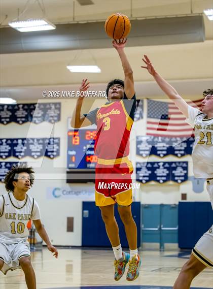 Thumbnail 2 in Oak Park vs Paraclete (Santa Barbara Holiday Classic) photogallery.