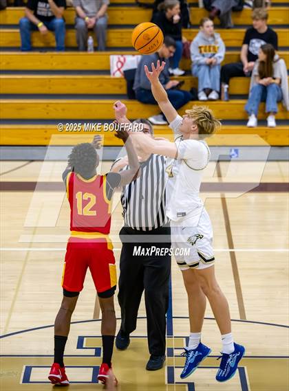 Thumbnail 1 in Oak Park vs Paraclete (Santa Barbara Holiday Classic) photogallery.