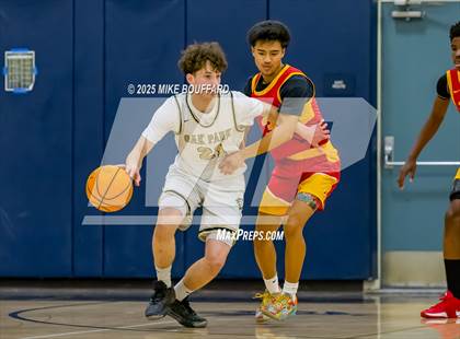 Thumbnail 2 in Oak Park vs Paraclete (Santa Barbara Holiday Classic) photogallery.