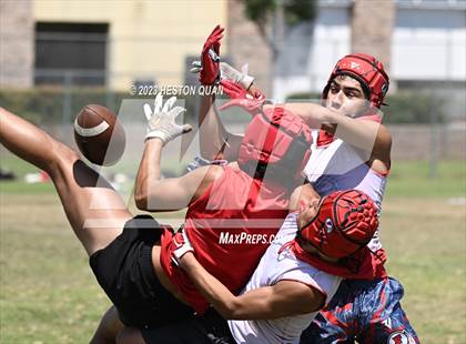 Thumbnail 1 in Whittier Christian vs. Fullerton (Ocean View Seahawk Classic) photogallery.
