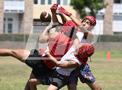 Thumbnail 2 in Whittier Christian vs. Fullerton (Ocean View Seahawk Classic) photogallery.