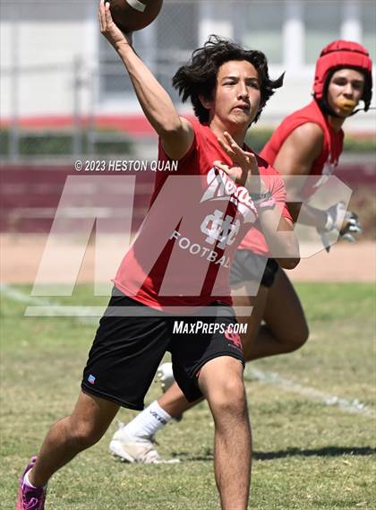 Thumbnail 2 in Whittier Christian vs. Fullerton (Ocean View Seahawk Classic) photogallery.
