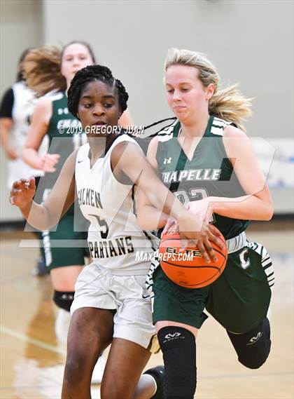 Thumbnail 2 in Salmen vs Archbishop Chapelle (Ursuline Tournament) photogallery.