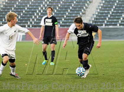 Thumbnail 2 in Pine Creek vs. Rock Canyon (CHSAA 5A Final) photogallery.