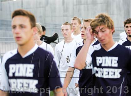Thumbnail 3 in Pine Creek vs. Rock Canyon (CHSAA 5A Final) photogallery.
