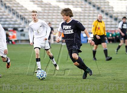 Thumbnail 2 in Pine Creek vs. Rock Canyon (CHSAA 5A Final) photogallery.