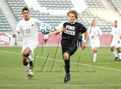 Thumbnail 3 in Pine Creek vs. Rock Canyon (CHSAA 5A Final) photogallery.