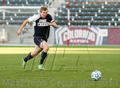 Thumbnail 2 in Pine Creek vs. Rock Canyon (CHSAA 5A Final) photogallery.