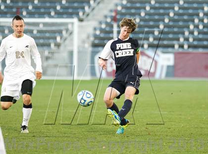 Thumbnail 3 in Pine Creek vs. Rock Canyon (CHSAA 5A Final) photogallery.