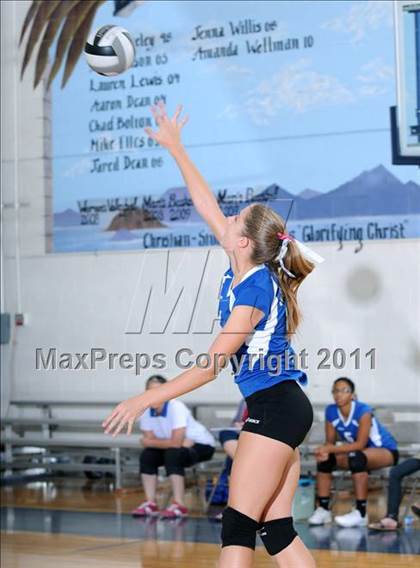 Thumbnail 1 in Bishop Gorman vs Indian Springs(Lake Mead Fall Classic) photogallery.