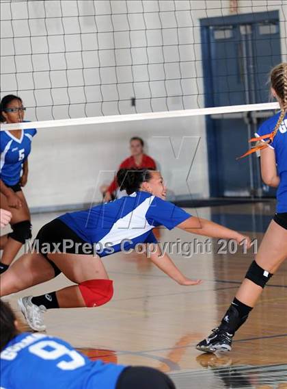 Thumbnail 2 in Bishop Gorman vs Indian Springs(Lake Mead Fall Classic) photogallery.
