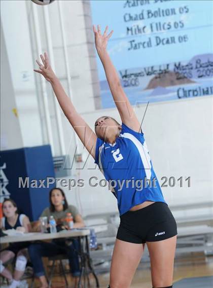 Thumbnail 2 in Bishop Gorman vs Indian Springs(Lake Mead Fall Classic) photogallery.