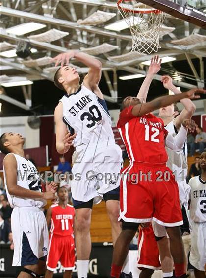Thumbnail 3 in Life Center Academy vs. St. Mark's (Spalding Hoophall Classic) photogallery.