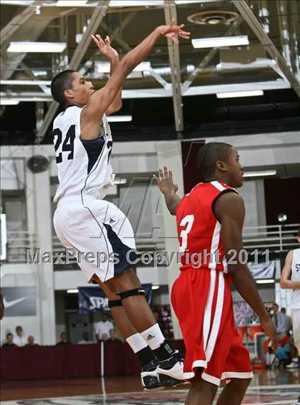 Thumbnail 3 in Life Center Academy vs. St. Mark's (Spalding Hoophall Classic) photogallery.