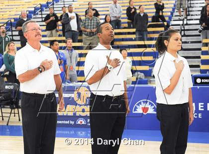 Thumbnail 2 in Saddleback Valley Christian vs. Sacred Heart Cathedral (CIF State D3 Finals) photogallery.