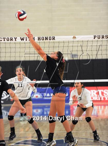 Thumbnail 2 in Saddleback Valley Christian vs. Sacred Heart Cathedral (CIF State D3 Finals) photogallery.