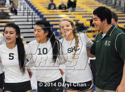 Thumbnail 2 in Saddleback Valley Christian vs. Sacred Heart Cathedral (CIF State D3 Finals) photogallery.