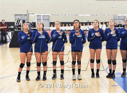 Thumbnail 1 in Saddleback Valley Christian vs. Sacred Heart Cathedral (CIF State D3 Finals) photogallery.