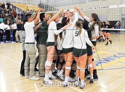 Thumbnail 3 in Saddleback Valley Christian vs. Sacred Heart Cathedral (CIF State D3 Finals) photogallery.