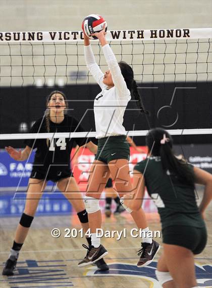 Thumbnail 1 in Saddleback Valley Christian vs. Sacred Heart Cathedral (CIF State D3 Finals) photogallery.