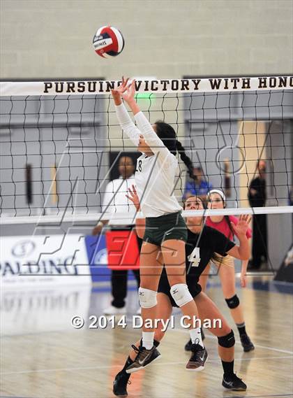 Thumbnail 1 in Saddleback Valley Christian vs. Sacred Heart Cathedral (CIF State D3 Finals) photogallery.