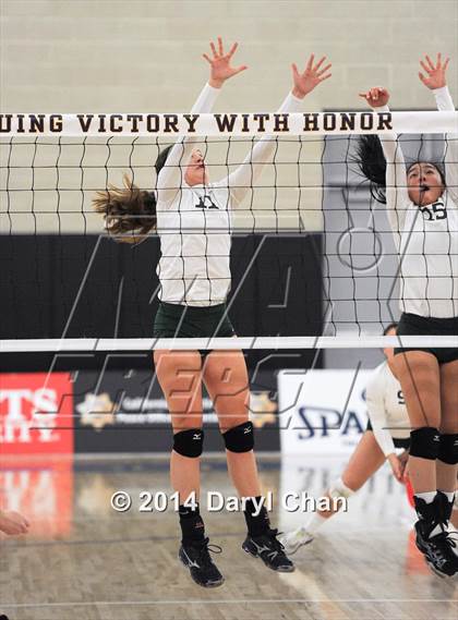 Thumbnail 1 in Saddleback Valley Christian vs. Sacred Heart Cathedral (CIF State D3 Finals) photogallery.