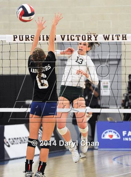 Thumbnail 2 in Saddleback Valley Christian vs. Sacred Heart Cathedral (CIF State D3 Finals) photogallery.