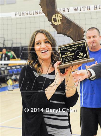 Thumbnail 3 in Saddleback Valley Christian vs. Sacred Heart Cathedral (CIF State D3 Finals) photogallery.