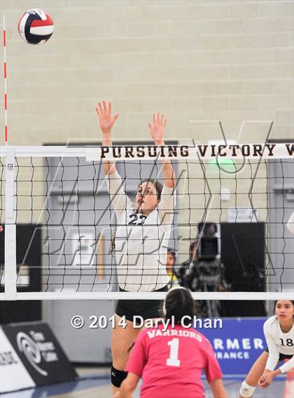 Thumbnail 1 in Saddleback Valley Christian vs. Sacred Heart Cathedral (CIF State D3 Finals) photogallery.