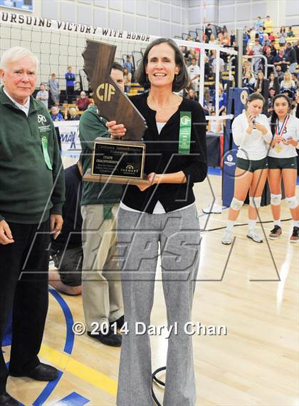 Thumbnail 2 in Saddleback Valley Christian vs. Sacred Heart Cathedral (CIF State D3 Finals) photogallery.