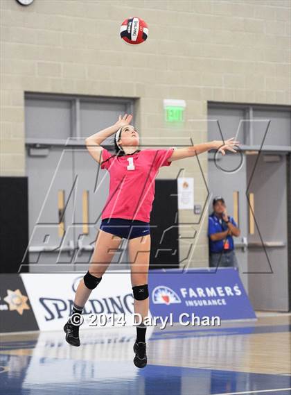 Thumbnail 1 in Saddleback Valley Christian vs. Sacred Heart Cathedral (CIF State D3 Finals) photogallery.