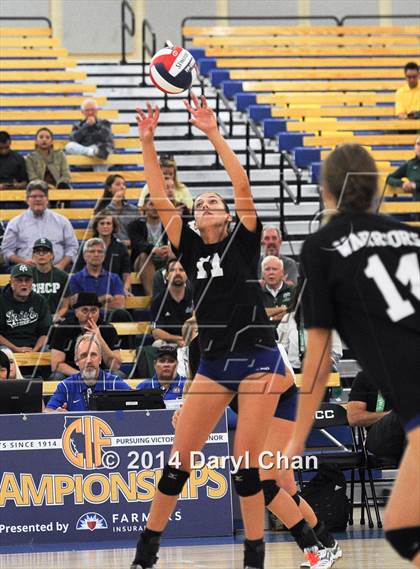 Thumbnail 1 in Saddleback Valley Christian vs. Sacred Heart Cathedral (CIF State D3 Finals) photogallery.