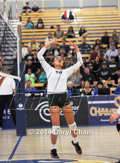 Thumbnail 2 in Saddleback Valley Christian vs. Sacred Heart Cathedral (CIF State D3 Finals) photogallery.