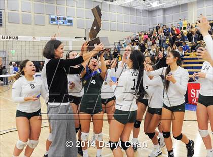 Thumbnail 1 in Saddleback Valley Christian vs. Sacred Heart Cathedral (CIF State D3 Finals) photogallery.